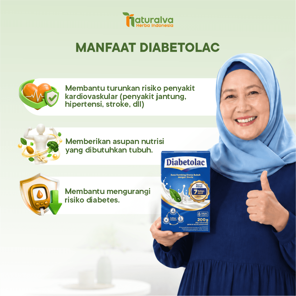 Diabetolac Susu Kambing Etawa Murni Bantu Asupan Kadar Gula Darah Stabil 3
