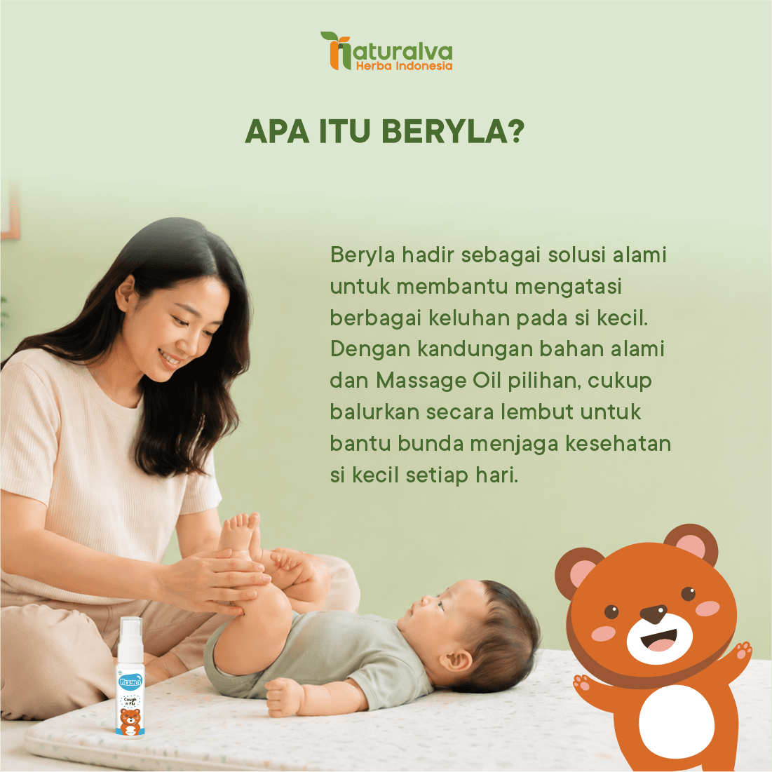 BERYLA VCO Virgin Coconut Oil Minyak Kelapa Murni Asli untuk Bayi 60ml 2