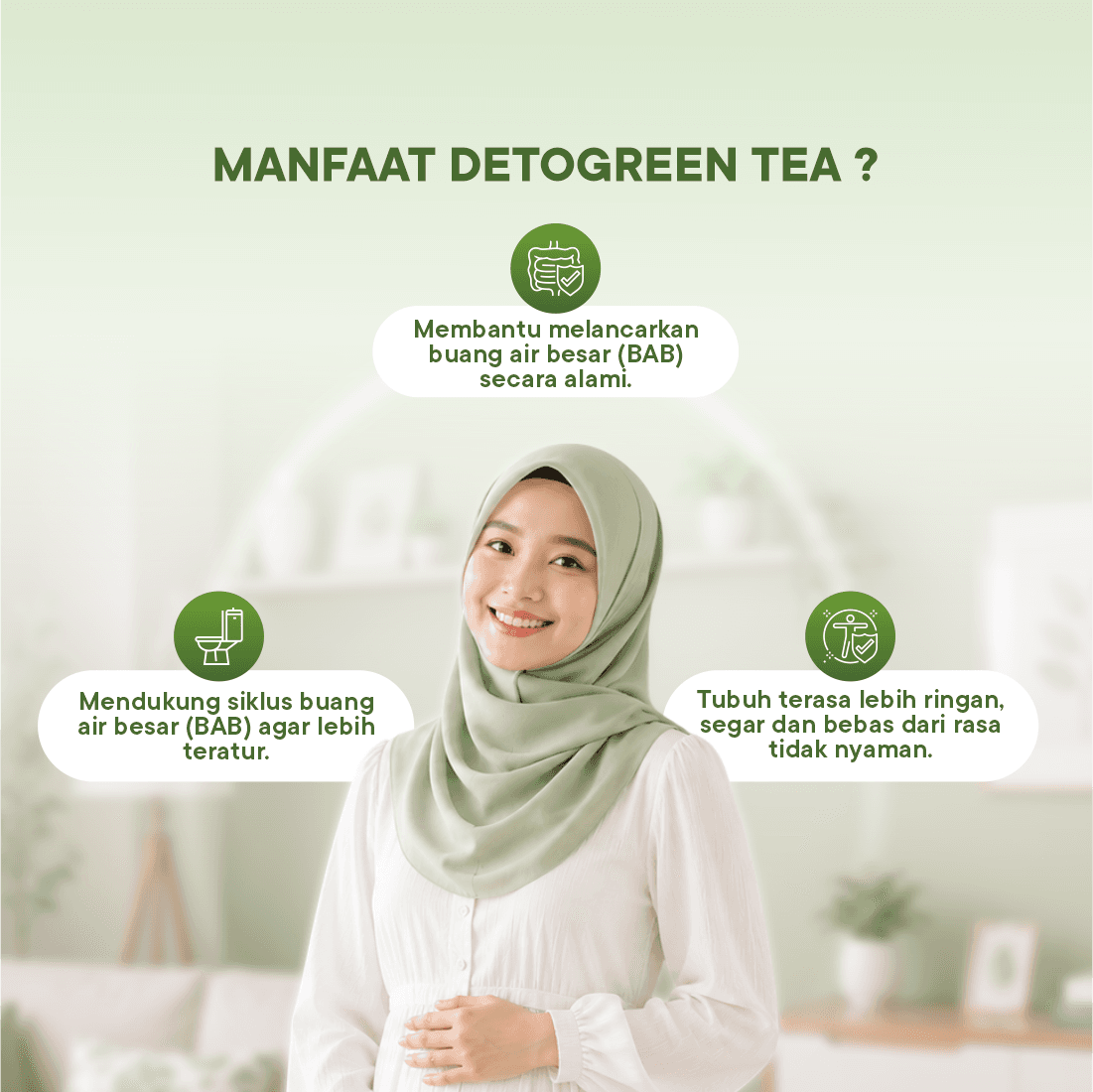 Detogreen Tea Minuman Teh Herbal Bantu Melancarkan Buang Air Besar  50 Gram 3