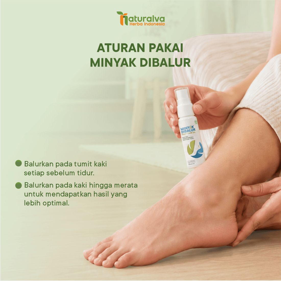 Minyak Dibalur Solusi Menyamarkan Kaki Pecah Kaki Kering Obat Tumit Foot Care Oil 4