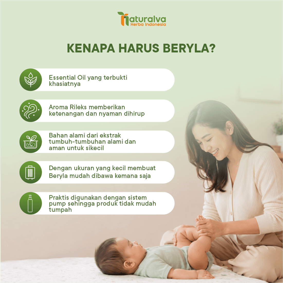 BERYLA VCO Virgin Coconut Oil Minyak Kelapa Murni Asli untuk Bayi 60ml 3