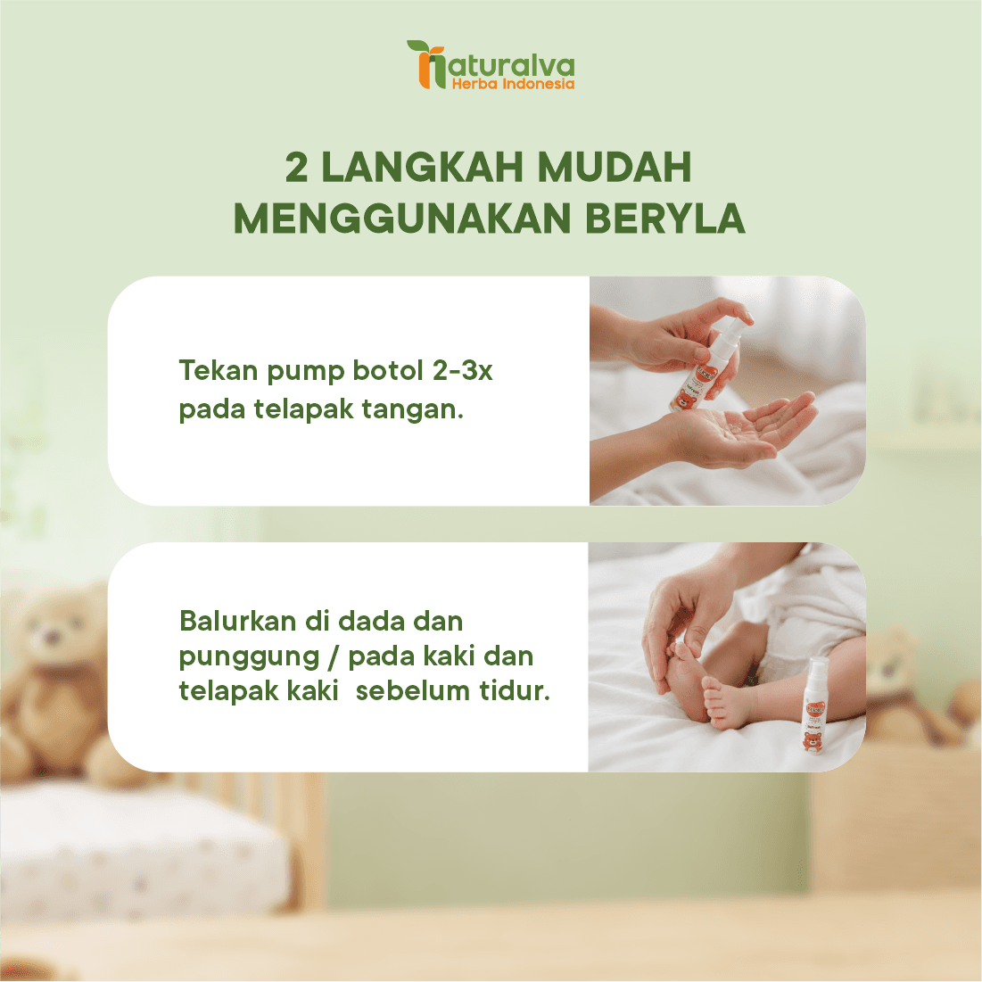 BERYLA Co & Fu Soothing Massage Essential Oil Baby 22ml 5